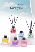 Diffuseur de parfum de luxe en verre pour voiture avec parfum naturel de pastèque à évaporation naturelle pour la maison et la voiture, emballage portable