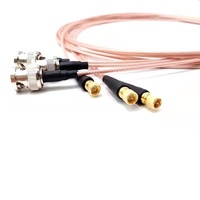 Câble coaxial RF à faible perte RG316 de haute précision pour inspection ultrasonique, mini SMA L5 vers FFA C5, qualité assurée