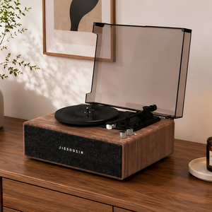 Vente en gros de <span class=keywords><strong>tourne</strong></span>-<span class=keywords><strong>disque</strong></span> HiFi Sapphire Stylus à moule privé avec double Bluetooth et puissants haut-parleurs intégrés de 10 W pour disques vinyles LP - Product Image 1