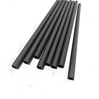 Tube en fibre de carbone 3K à armure unie, haute rigidité, léger, pour cadre de drone, personnalisation sur mesure, directement de l'usine