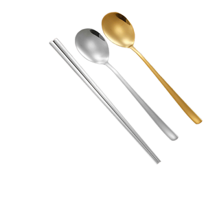 Ventes en gros de couverts en acier inoxydable de luxe, design tendance, avec finition dorée ou argentée, pour la maison, l'hôtel ou les restaurants - Product Image 1
