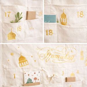 Regalo Islámico, Calendario de Adviento de Lona con Cuenta Regresiva para Ramadán de 30 Días, Decoración - Product Image 3