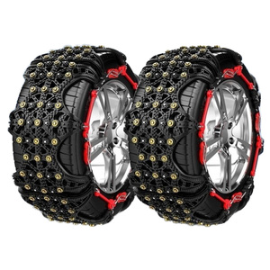 Cadenas de <span class=keywords><strong>nieve</strong></span> <span class=keywords><strong>para</strong></span> automóviles completamente cerradas <span class=keywords><strong>Clavos</strong></span> de acero 544 especialmente engrosados <span class=keywords><strong>para</strong></span> sedanes Neumáticos antideslizantes <span class=keywords><strong>para</strong></span> <span class=keywords><strong>nieve</strong></span> y despegarse - Product Image 1
