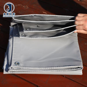 Personnaliser 500-600GSM Toile en PVC imperméable anti-UV résistante pour tentes de voiture, auvents, auvents - Product Image 6