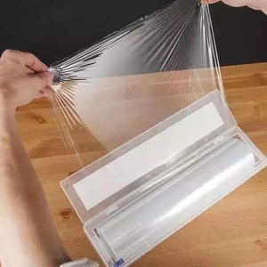 Película de plástico de polietileno para embalaje de alimentos rollo grande envoltura de plástico película de embalaje de alimentos - Product Image 1