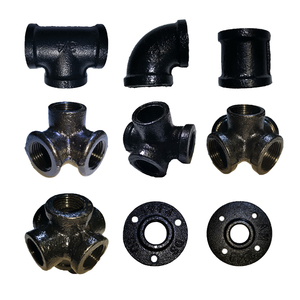 1 Inch 5 Way Lắp Ống Dễ Uốn Sắt Đen Outlet Chữ Thập Nữ Ống Nối - Product Image 2