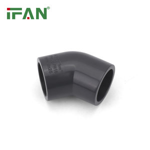 Raccords en <span class=keywords><strong>PVC</strong></span> fiables IFAN GB <span class=keywords><strong>pour</strong></span> la plomberie Raccords de tuyauterie en <span class=keywords><strong>PVC</strong></span> haute température 20-110MM <span class=keywords><strong>Coude</strong></span> à 45 degrés Gouttières UPVC - Product Image 2