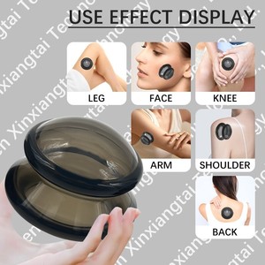 Juego de ventosas delgadas anticelulíticas de desintoxicación para terapeutas de masaje y terapia de ventosas caseras Juego de ventosas de silicona Onyx Flex