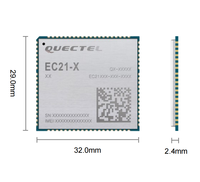 Quectel EC21-V LTE Cat 1 Module Quectel Faible Puissance IoT GNSS GPS GLONASS BeiDou UMTS GSM Rétrocompatible