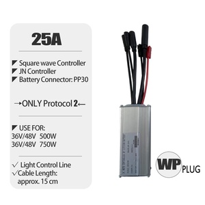 Kunray 25A không chổi than không thấm nước xe đạp điện điều khiển 36V 750W s966 NFC LCD hiển thị bảng điều khiển Twist Xe đạp điện phụ tùng - Product Image 3