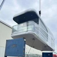 Petite maison mobile d'extérieur Maison résidentielle commerciale d'hôtel Petite maison de luxe Maison modulaire préfabriquée Capsule spatiale