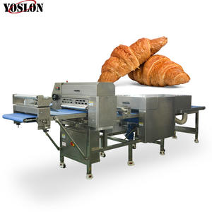 YOSLON Électrique Beurre <span class=keywords><strong>Fromage</strong></span> Croissant Pâte Pain Faire Ligne De Production Prix pour Machine De Croissant - Product Image 2