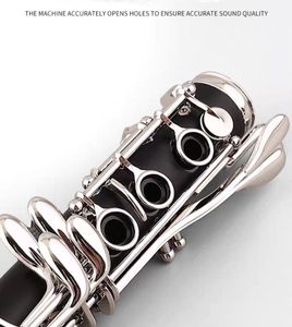 <span class=keywords><strong>Clarinete</strong></span> JEK B-Down Black <span class=keywords><strong>Piccolo</strong></span> con logotipo personalizado Tono rico y hermoso - Product Image 5