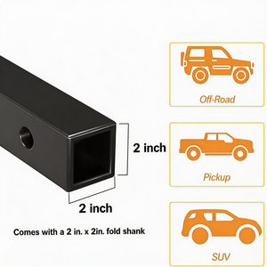 Canasta Portaequipajes Plegable para <span class=keywords><strong>Remolque</strong></span> de Vehículos, Autos, SUV, Camionetas, para Enganche de 2 Pulgadas, 60"x 24"x 6" - Product Image 5