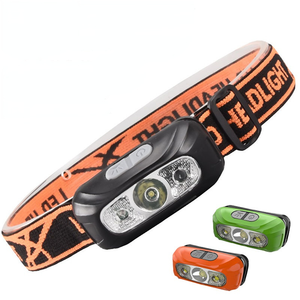 Mini cảm biến chuyển động <span class=keywords><strong>Led</strong></span> Đèn Pha USB có thể sạc lại được xây dựng trong pin cắm trại <span class=keywords><strong>LED</strong></span> Head Light <span class=keywords><strong>Torch</strong></span> phía trước đèn lồng - Product Image 1