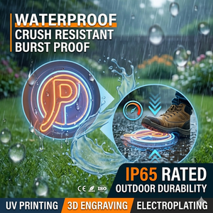 Enseignes LED néon 3D gravées sur mesure pour la décoration automobile et <span class=keywords><strong>publicitaire</strong></span>, étanches IPX6, personnalisables en gros avec logo - Product Image 4
