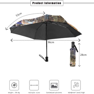 Stylish Straight Foldable <b>Umbrella</b>-Customizable Multi-Color Logo & Lightweight Frame Business Gifts <b>Windproof</b> Fully-Automatic - Product Image 5