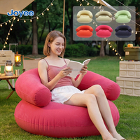 Fauteuil gonflable portable Joyee, canapé gonflable confortable, chaise longue gonflable multicolores en PVC pour le camping en plein air