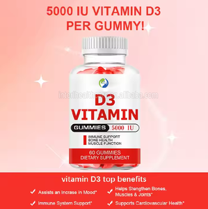 Ausreson OEM vitamina D3 gomitas suplemento calcio masculino y femenino esqueleto vitamina D3 gomitas de caramelo - Product Image 4