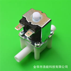 Válvula Solenoide de Tres Vías de Acción Directa, Normalmente Abierta, Sin Presión, de Conexión Rápida, para Dispensador de Agua/Purificador de Agua - Product Image 3