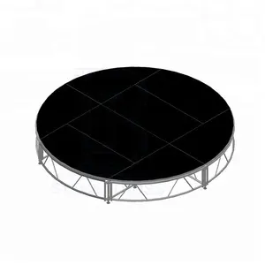 High quality rotating rotary movable portable circle round stage for events