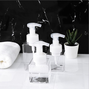 Wholesale <strong>60ml</strong> Clear PET <strong>Plastic</strong> Square Foam Soap Pump <strong>Bottle</strong> - Product Image 5