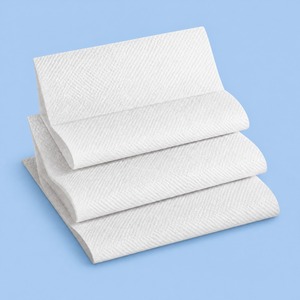 Distributeur de serviettes en papier pliées en M en pâte recyclée pour salle de bain - Product Image 4