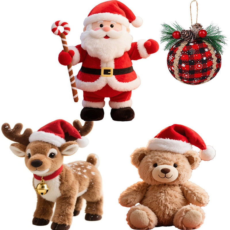 Encantador y Acogedor papá noel peluche para el Deleite y la
