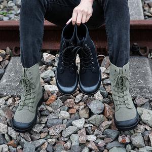 Zapatillas de lona para hombre, nuevas botas deportivas de desierto de una pieza con lengüeta, para senderismo en la jungla al aire libre, modelo 2026 - Product Image 3