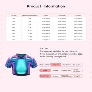 100-170 enfants formation Dancewear filles stage Cheerleading scène danse Performance porter Jazz scène danse Costume - Product Image 6