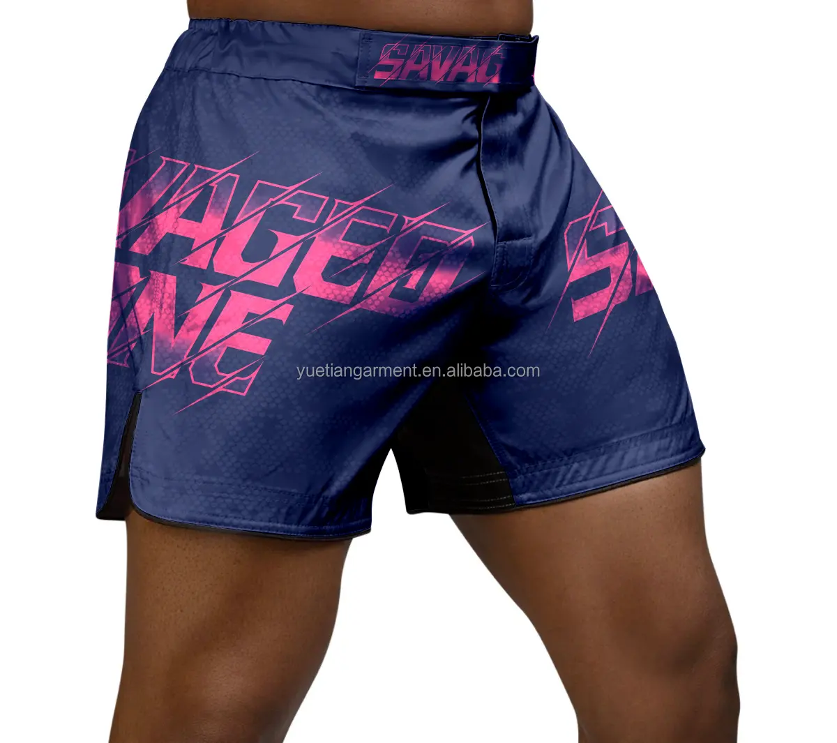 Shorts luta mma sublimado shorts mma cintura elástica mma shorts para homens