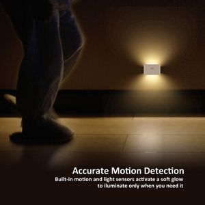 Banqcn Modern akıllı LED kablosuz manyetik tip-c hareket sensörü duvar LED gece lambası kabin lambası başucu koridor için - Product Image 5