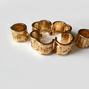 Machine à fabriquer des bagues pour oiseaux personnalisées, canaris, <span class=keywords><strong>2022</strong></span>, bagues pour pattes d'oiseaux, 8 mm, bagues dorées pour pigeons de course - Product Image 3