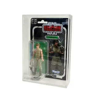 Wholesale display box star wars figure display stand acrylic case for action figures