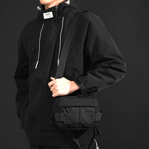 Bolsos <span class=keywords><strong>de</strong></span> Pecho Deportivos Casuales Impermeables Antirrobo, Bolso <span class=keywords><strong>de</strong></span> Hombro Unisex <span class=keywords><strong>de</strong></span> Moda, Bolso Cruzado Cuadrado Vintage con Nailon Resistente - Product Image 3