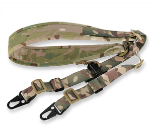 DF916 MK2 Camouflage Tactical Accessories Rope Shoulder Strap Duty Sling Metal <b>Clip</b> <b>Hook</b> Wide Detachable Wide Shoulder Straps - Product Image 2