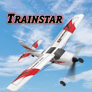 <span class=keywords><strong>Avion</strong></span> <span class=keywords><strong>RC</strong></span> 2,4 GHz 4 canaux Gyro Trainstar, planeur <span class=keywords><strong>RC</strong></span> en mousse EPP, <span class=keywords><strong>avion</strong></span> d'entraînement <span class=keywords><strong>Warbird</strong></span> à aile fixe RTF, retour en U à une touche - Product Image 2