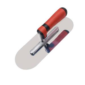 Stainless Steel Round Cornered Industrial Grade Trowel 10 Inch Toothed Putty Knife Rendering Trowel Concrete <b>Tools</b> - Product Image 4