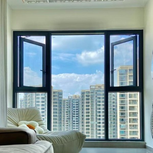 Охранное большое закаленное защитное стекло, алюминиевая рама, оконные створки - Product Image 6