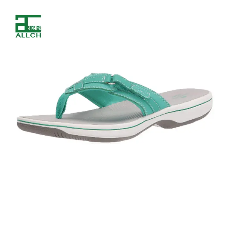 ALLCH Hot Selling Leather Breeze Sea Wide Width Casual Shoes Most Comfortable Flip Flops Sandals for Women