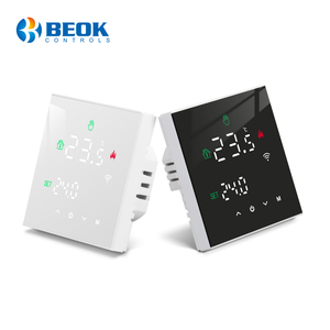 <span class=keywords><strong>Beok</strong></span> Prix pas cher 16a wifi <span class=keywords><strong>tuya</strong></span> chauffage par le sol thermostat d'ambiance - Product Image 1