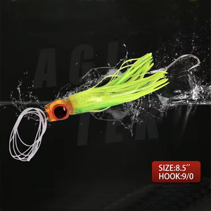 Tête en PVC de 8,5 pouces pour leurre de pêche en mer, leurre dur pour la pêche à la traîne, pour truite, marlin, thon, brochet et sandre, leurre de pêche à la traîne - Product Image 6