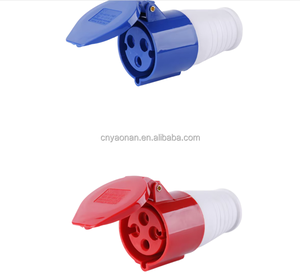 Prise industrielle étanche électrique de 32 ampères prise et prise de courant alternatif avec goupille de fusible prise de courant industrielle à 4 broches et 5 broches - Product Image 5