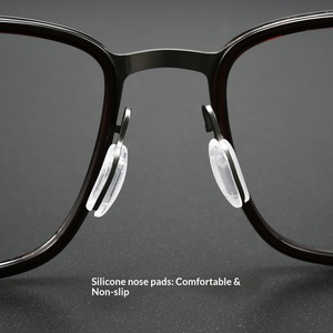 26015-1 Monture <span class=keywords><strong>de</strong></span> lunettes <span class=keywords><strong>de</strong></span> <span class=keywords><strong>vue</strong></span> pour hommes, style Lindy, <span class=keywords><strong>grande</strong></span> <span class=keywords><strong>taille</strong></span>, carrée, à monture complète, pour myopie, Danyang Vintage, vente en gros - Product Image 4