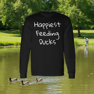 T-shirt a maniche lunghe Happiest Feeding Ducks - Product Image 3