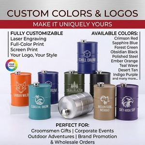 Custom 350ml <b>750ml</b> Stainless Steel Hip Flask Petrol Can Petrol Tank Stainless Steel Wine Pot Portable Alcohol Storage <b>Bottle</b> - Product Image 5