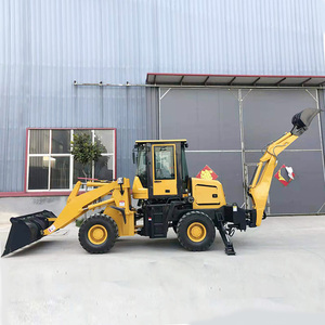 Cnmc 4000kg Mini backhoe loader với EPA động cơ diesel điện 0.3cbm xô công sung-bánh xe tải - Product Image 6
