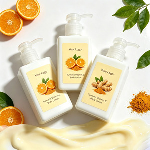 Crème corporelle éclaircissante de haute qualité au curcuma et à la vitamine C, marque privée, lotion corporelle illuminatrice pour peaux noires - Product Image 6