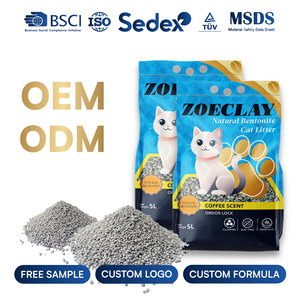 Bentonit-Katzenstreu auf Natriumbasis 0,5% Staubfrei Stark Klumpend Technologie ISO MSDS Exportqualität Katzensand - Product Image 1