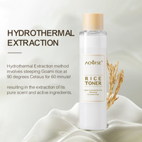Meilleur visage toner pores minimiseur à base de plantes organique apaisant éclaircissant peau riz toner